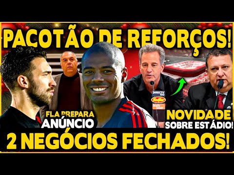 PACOTÃO DE REFORÇOS DO NATAL! FLA PREPARA ANÚNCIO DE LÉO ORTIZ E DE LA CRUZ! NOVIDADE SOBRE ESTÁDIO!