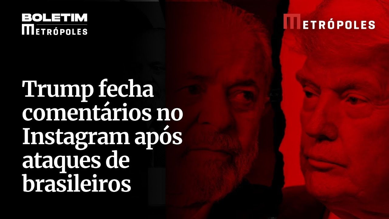 Após taxação de 50 brasileiros invadem Instagram de Trump que reage