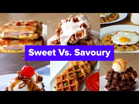 Sweet Vs. Savoury Waffle Recipes