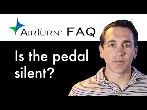 AirTurn FAQ - Is the pedal silent?