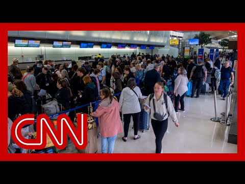 Widespread delays at Newark airport as air traffic controllers go on trauma leave