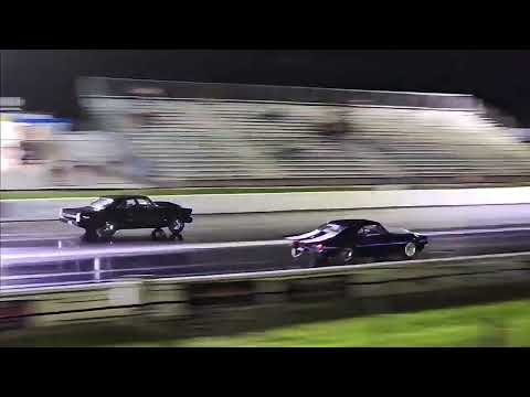 Two of the nicest cars on the property during the Out for Blood race at Bradenton Motorsports Park.