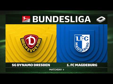 LIVE 🔴 SG Dynamo Dresden vs. 1. FC Magdeburg | Matchday 8 - Bundesliga 2 2026/27
