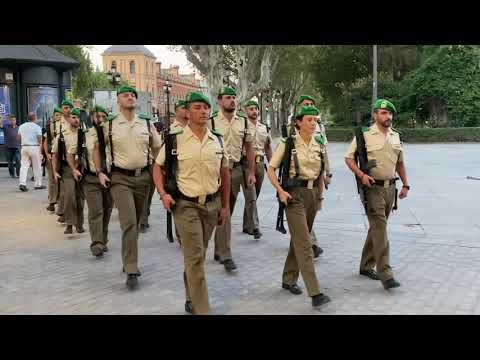Desfile militar Virgen de los Reyes 2022