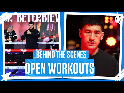 Behind the Scenes of the Open Workout with Beterbiev and Bivol