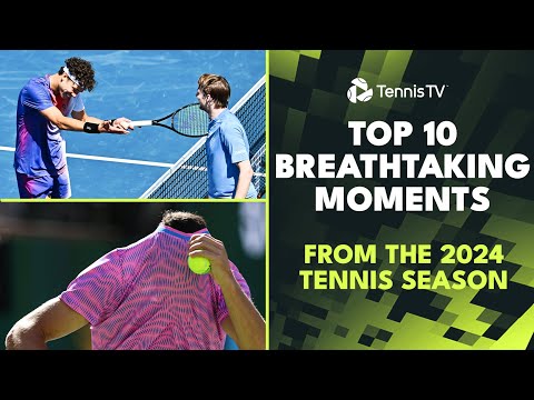 Top 10 Breathtaking Moments From The 2024 Tennis Season 🤯