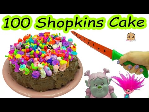 Trolls Poppy & Bridget Bergen Bake Chocolate Cake with 100 Season 7 Shopkins On Top - UCelMeixAOTs2OQAAi9wU8-g