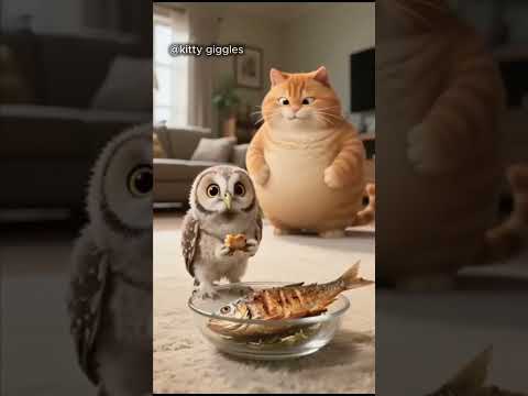 Cute Fatty Orange Cat Funny Movement !what happened#shorts #funny #animation#kittygiggles#animals