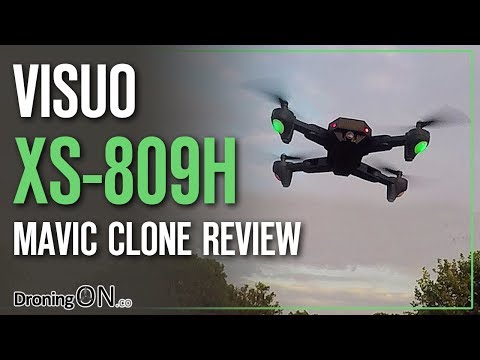 DroningON | Visuo XS809H (DJI Mavic Clone) Unboxing & Flight Test Review - UCYoEOmvbMm0LX6AsIwANvug
