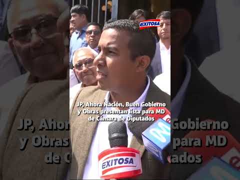 🔴🔵 Juntos por el Perú y aliados postulan lista para liderar el Congreso