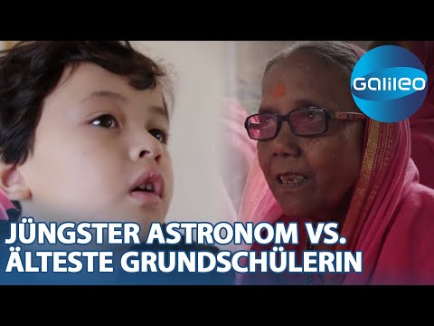 Lernen ohne Altersbeschränkung: Jüngster Astronom vs. Älteste Grundschülerin