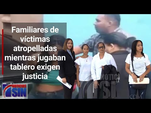 Familiares de víctimas atropelladas mientras jugaban tablero exigen justicia