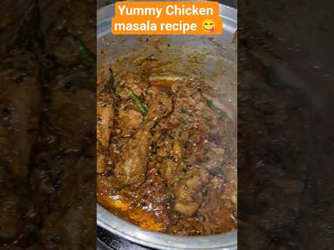 Chicken masala recipe #trending #food#recipe#youtubeshorts #shortvideo#shorts#shortvideo #viralvideo
