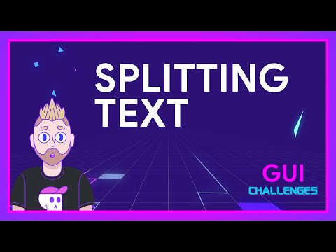 Thinking on ways to solve SPLIT TEXT