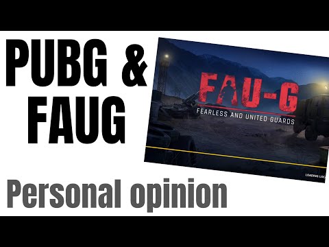 PUBG vs FAUG opinion | FAUG gameplay | FAUG game reviews | FAUG vs PUBG gameplay | FAUG nCore games