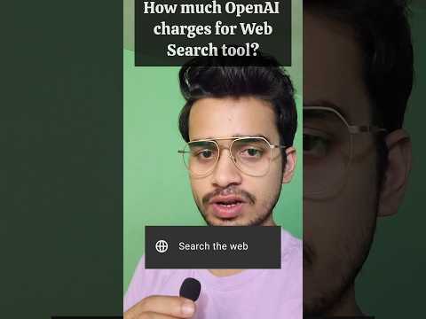 OpenAI Web Search Tool Pricing Explained 🌐
