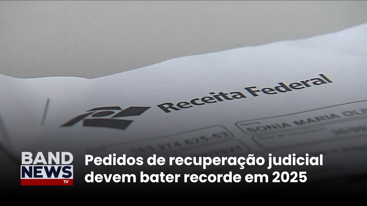 Pedidos de recuperação judicial devem bater recorde em 2025 | BandNews TV