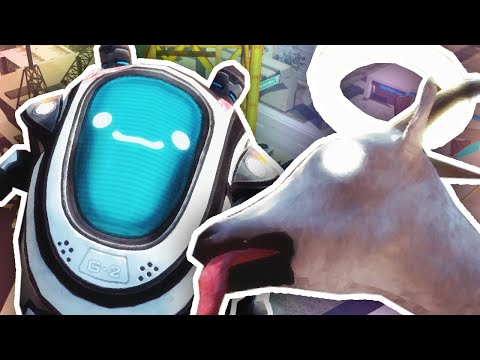 LICK THE ROBOT!! | Goat Simulator - UCS5Oz6CHmeoF7vSad0qqXfw