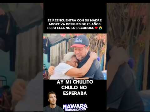 Se reencuentra con su madre adoptiva después de 20 años pero ella no lo reconoce ❤️😭