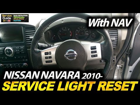 Come resettare la spia del servizio della Nissan Navara