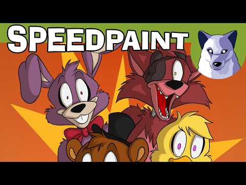 Freddy Fazbear's Pizza Speedpaint! FNAF 2 Poster [Tony Crynight]