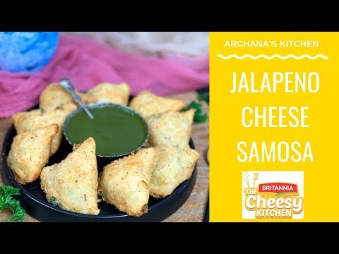 Jalapeno Cheese Samosa - Indian Snack Recipes by Archana's Kitchen