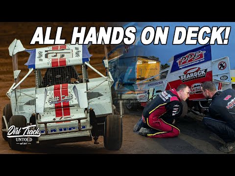 Four Car Team In One Night!? Friday Night Lights At Utica Rome Speedway - dirt track racing video image