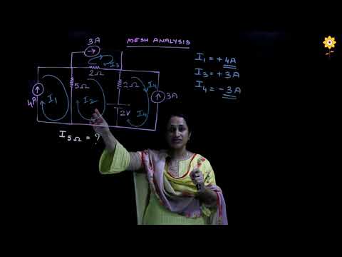 Mesh Analysis| DC Circuits | Lecture 3 | Prof. Deepti Nair