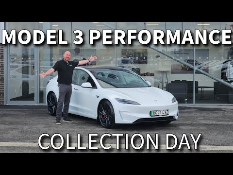 New Tesla Model 3 Performance arrives in the UK! Collection and first impressions…