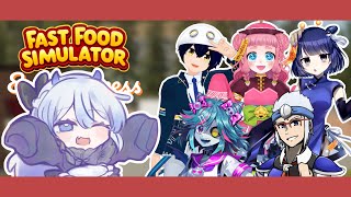 【388】みんなでバイトをする【#fastfoodsimulator    / #久遠藍】