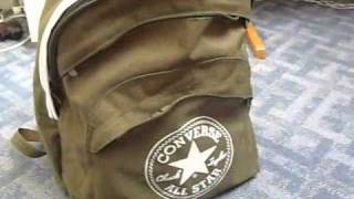 converse backpack green
