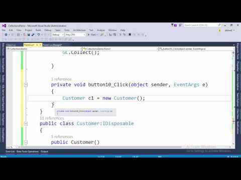 36 1 Using Statment   Object Life Time in CSharp Arabic