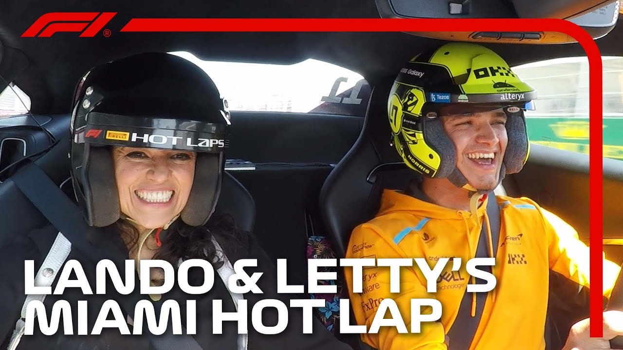 IN FULL: Lando Takes Michelle Rodriguez For A Fast And Furious Lap In Miami! | F1 Pirelli Hot Laps