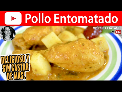 CÓMO HACER POLLO ENTOMATADO | Vicky Receta Facil - UCewhO42h_TIKZdntpI-v39g