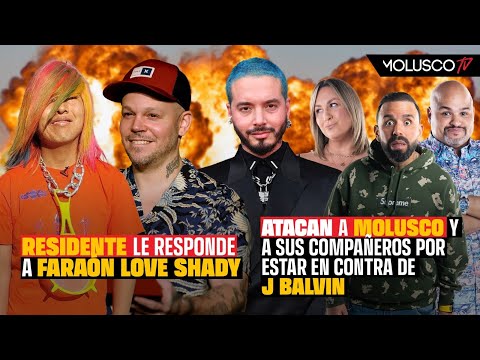 Residente le contesta a Faraon Love Shady/ Fans de J Balvin barren el piso con Molusco