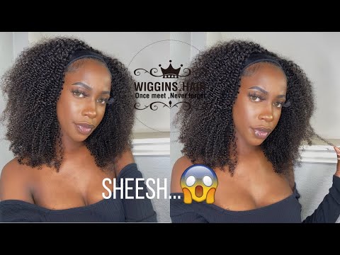 THIS IS MY NATURAL HAIR!! Best Affordable Headband Wig! NO WORK NEEDED😱 Ft.Wiggins hair
