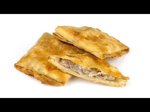 Конверты из лаваша с курицей.  Горячая закуска. Просто, быстро, вкусно. 4к видео - UCuexydyZhEIDo8Ceh26_DSA