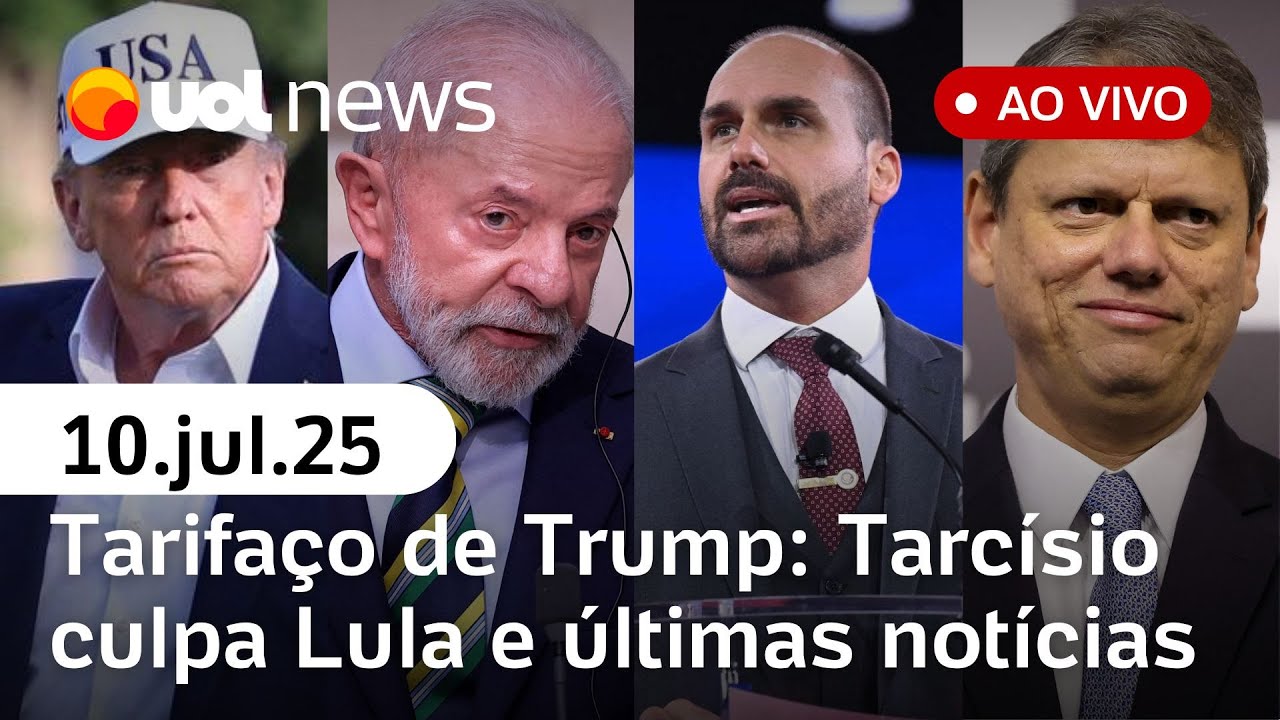 Tarcísio culpa Lula por tarifaço de Trump; reação do governo e de bolsonaristas e+ últimas notícias