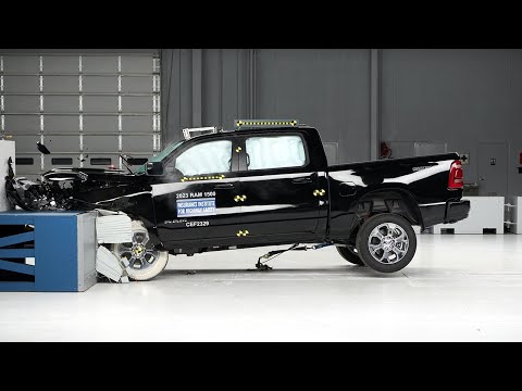 2023 Ram 1500 crew cab updated moderate overlap IIHS crash test