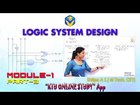 KTU LSD – LOGIC SYSTEM DESIGN – MODULE -1 PART – 3 | S3 CSE – KOS – KTU ONLINE STUDY App.