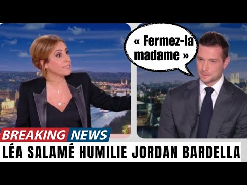 “Faux !” Léa Salamé humiliée en direct par Jordan Bardella sur France 2