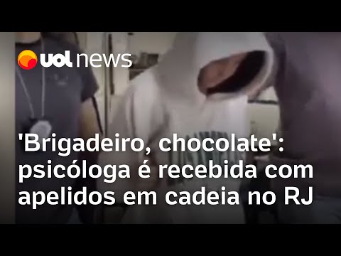 Brigadeirão: Suspeita de envenenar namorado é recebida com apelidos em cadeia no RJ