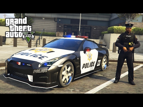 GTA 5 Mods - PLAY AS A COP MOD!! GTA 5 Police Nissan GT-R NISMO LSPDFR Mod! (GTA 5 Mods Gameplay) - UC2wKfjlioOCLP4xQMOWNcgg