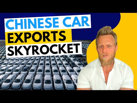China's worldwide electric car export are skyrocketing in 2024