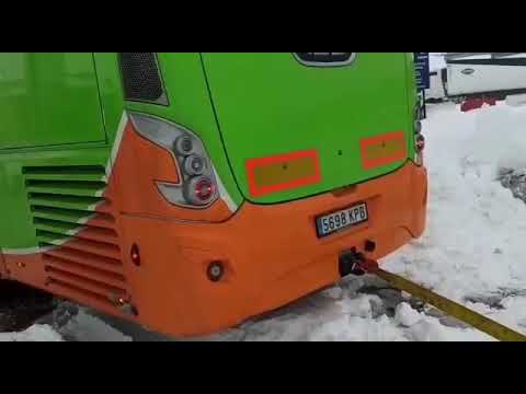 Rescate 37 personas y 2 conductores, Autobús en la Vía de servicio de la A2 Km 73 sentido Madrid