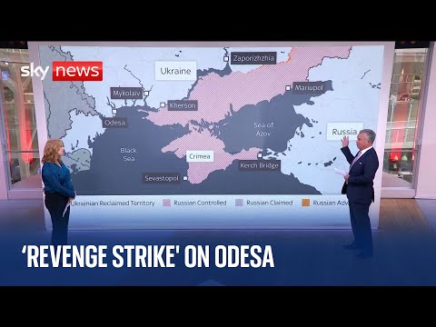 Ukraine War: Moscow says overnight attacks on Southern Ukraine were 'mass revenge strikes'