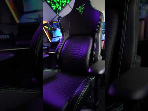 The Razer Iskur has a lot to say if you just listen… #razer #gaming #pcgaming #asmr #gamingchair