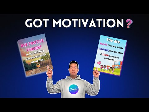 Making AWESOME Motivational Posters Using CANVA🎨 (DIY Etsy Designs) 💎2025