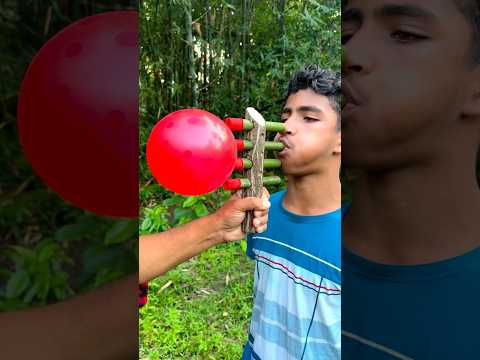 Creative Bamboo Balloon Blower | Amazing Eco-Friendly DIY Toy