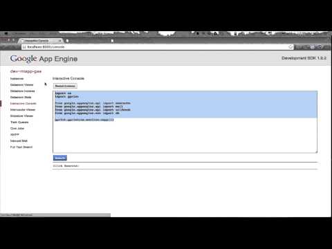 Google App Engine SDK: Panel de administración local (spanish) - UC_x5XG1OV2P6uZZ5FSM9Ttw